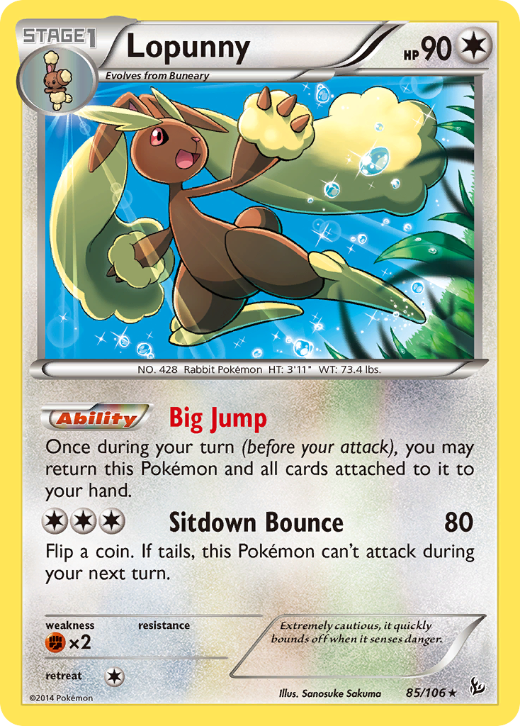 Lopunny (85/106) [XY: Flashfire] | Devastation Store