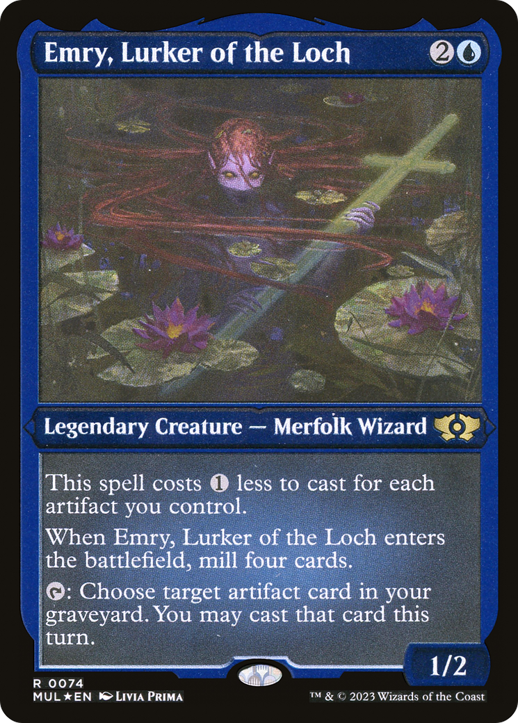 Emry, Lurker of the Loch (Foil Etched) [Multiverse Legends] | Devastation Store