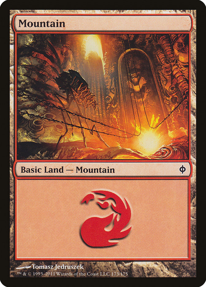 Mountain (173) [New Phyrexia] | Devastation Store