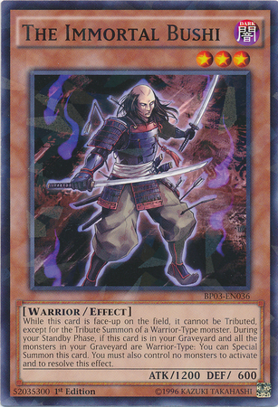 The Immortal Bushi [BP03-EN036] Shatterfoil Rare | Devastation Store
