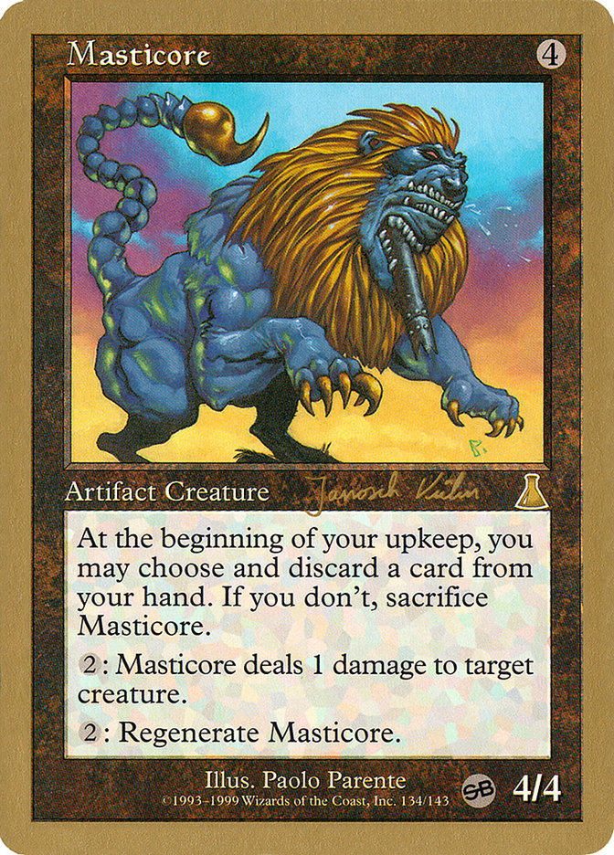 Masticore (Janosch Kuhn) (SB) [World Championship Decks 2000] | Devastation Store