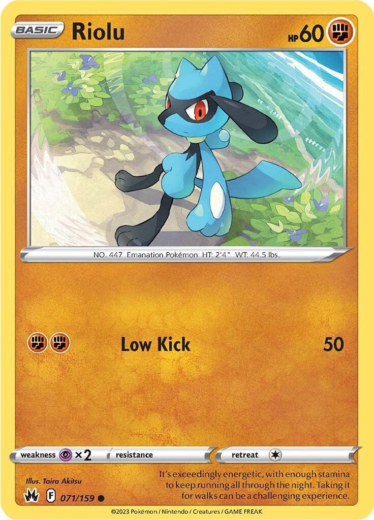 Riolu (071/159) [Sword & Shield: Crown Zenith] | Devastation Store