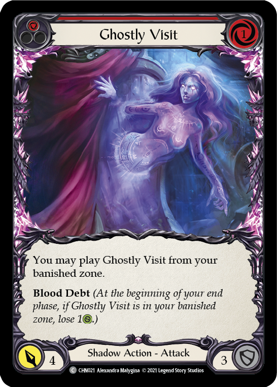 Ghostly Visit (Red) [CHN021] (Monarch Chane Blitz Deck) | Devastation Store