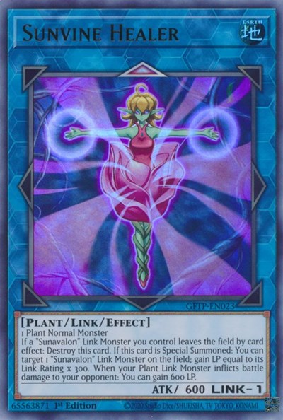 Sunvine Healer [GFTP-EN023] Ultra Rare | Devastation Store