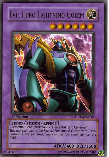 Evil Hero Lightning Golem [GLAS-EN039] Ultra Rare | Devastation Store