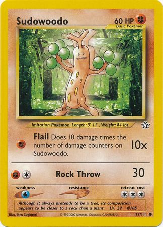 Sudowoodo (77/111) [Neo Genesis Unlimited] | Devastation Store