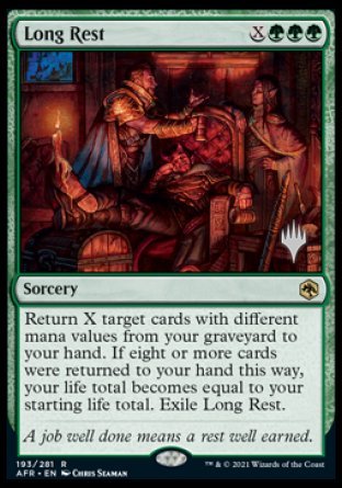 Long Rest (Promo Pack) [Dungeons & Dragons: Adventures in the Forgotten Realms Promos] | Devastation Store