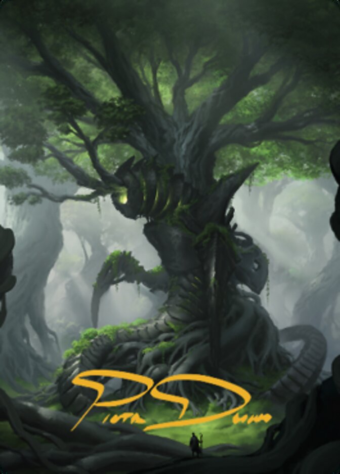 Forest Art Card (Gold-Stamped Signature) [The Brothers' War Art Series] | Devastation Store