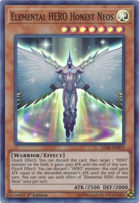 Elemental Hero Honest Neos [LED6-EN019] Super Rare | Devastation Store