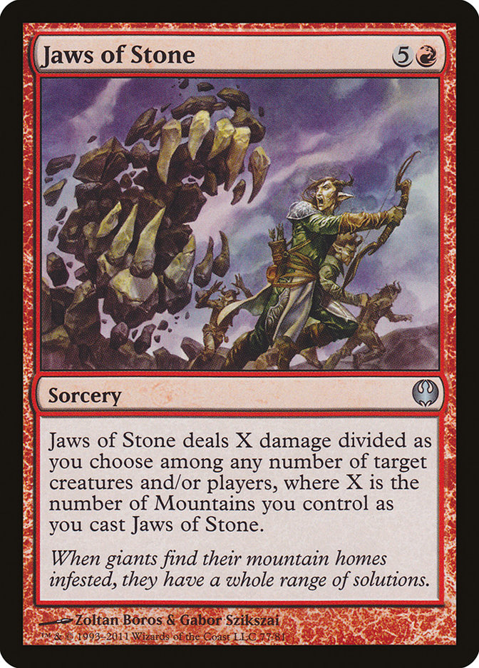 Jaws of Stone [Duel Decks: Knights vs. Dragons] - Devastation Store | Devastation Store