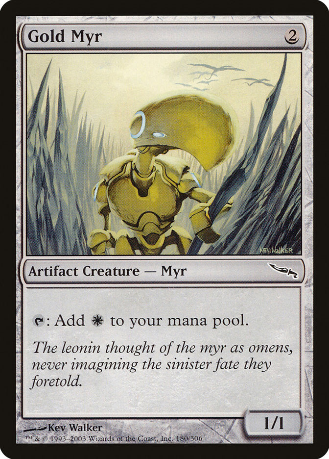 Gold Myr [Mirrodin] | Devastation Store