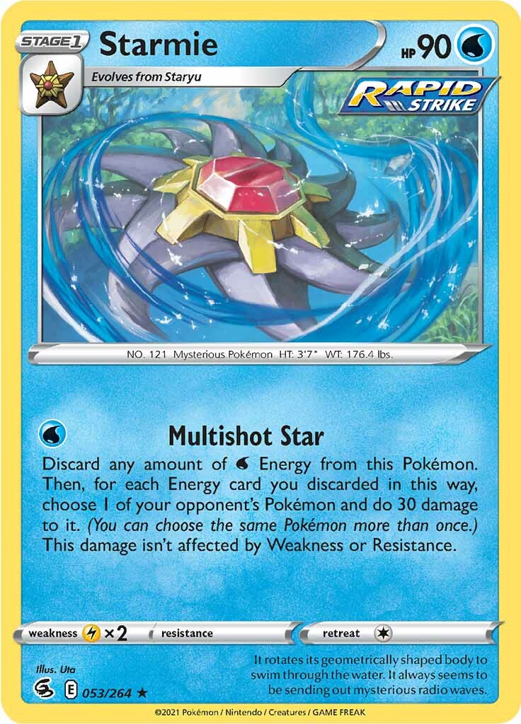 Starmie (053/264) [Sword & Shield: Fusion Strike] | Devastation Store