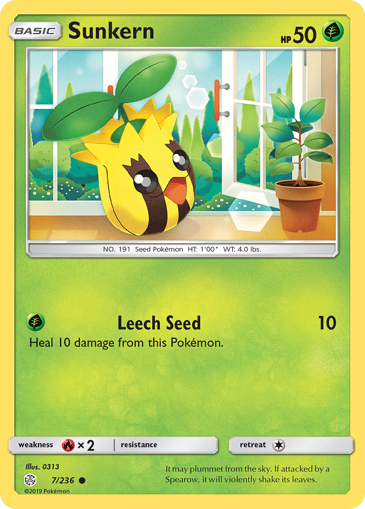 Sunkern (7/236) [Sun & Moon: Cosmic Eclipse] | Devastation Store