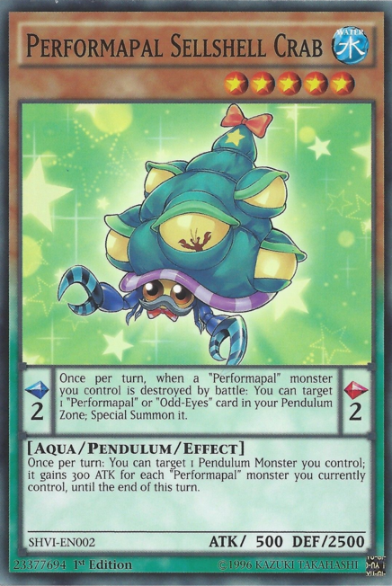 Performapal Sellshell Crab [SHVI-EN002] Common | Devastation Store
