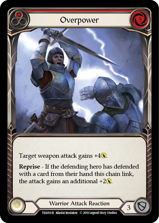 Overpower (Red) [TEA010-R] Normal - Devastation Store | Devastation Store