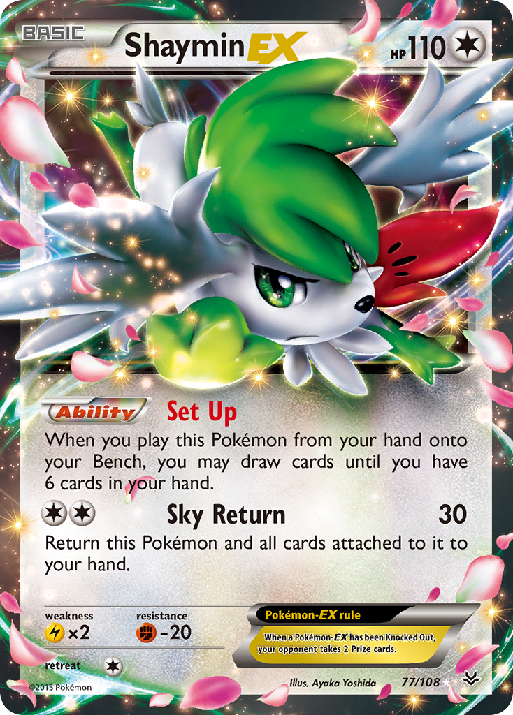 Shaymin EX (77/108) [XY: Roaring Skies] | Devastation Store