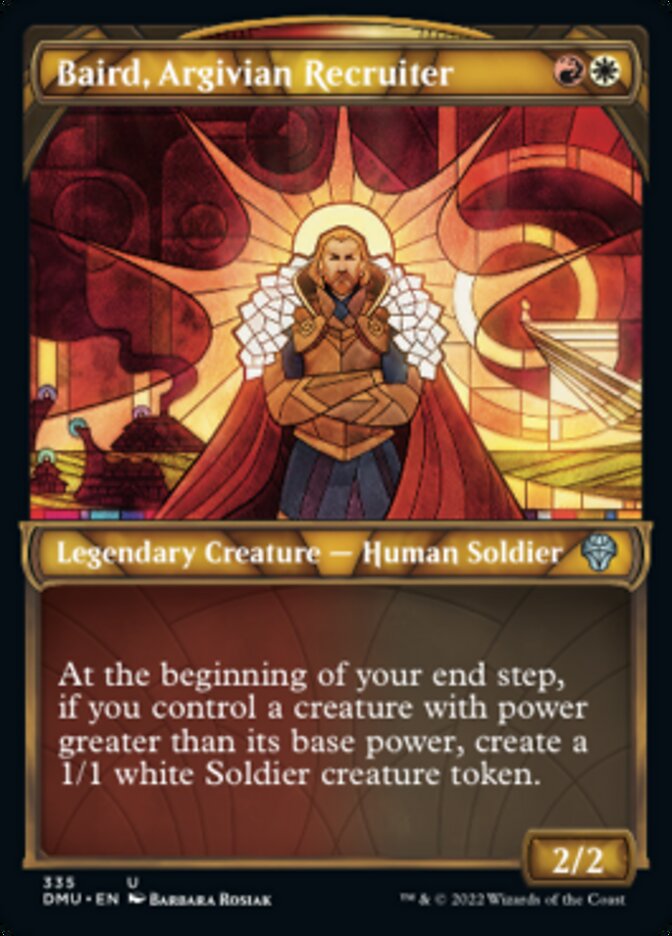 Baird, Argivian Recruiter (Showcase Textured) [Dominaria United] | Devastation Store