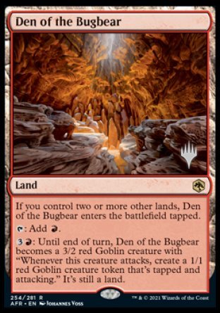 Den of the Bugbear (Promo Pack) [Dungeons & Dragons: Adventures in the Forgotten Realms Promos] | Devastation Store