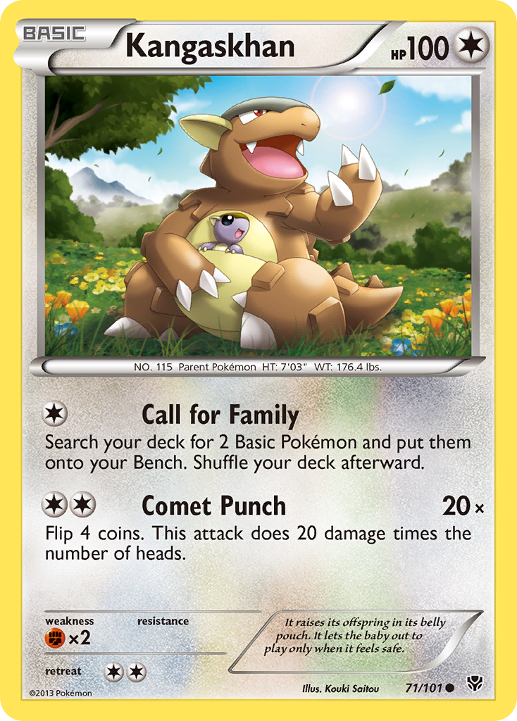 Kangaskhan (71/101) [Black & White: Plasma Blast] | Devastation Store