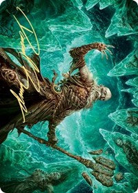 Draugr Necromancer Art Card (Gold-Stamped Signature) [Kaldheim: Art Series] | Devastation Store