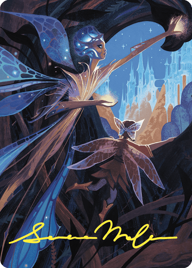 Kindred Discovery Art Card (Gold-Stamped Signature) [Wilds of Eldraine Art Series] | Devastation Store