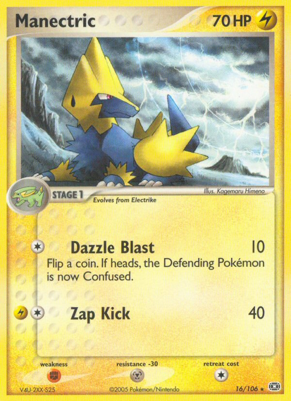 Manectric (16/106) [EX: Emerald] | Devastation Store