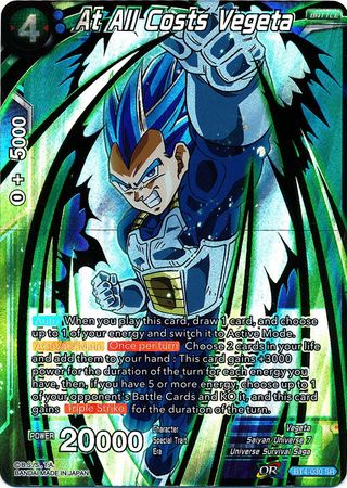 At All Costs Vegeta [BT4-030] | Devastation Store