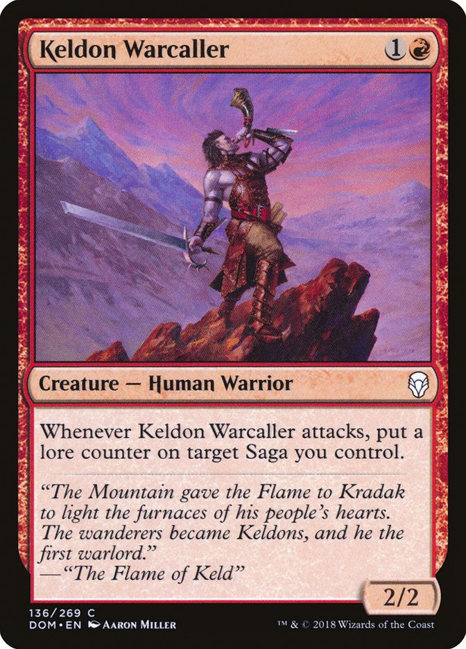 Keldon Warcaller [Dominaria] - Devastation Store | Devastation Store