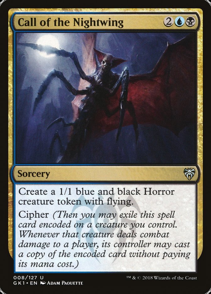 Call of the Nightwing [Guilds of Ravnica Guild Kit] | Devastation Store