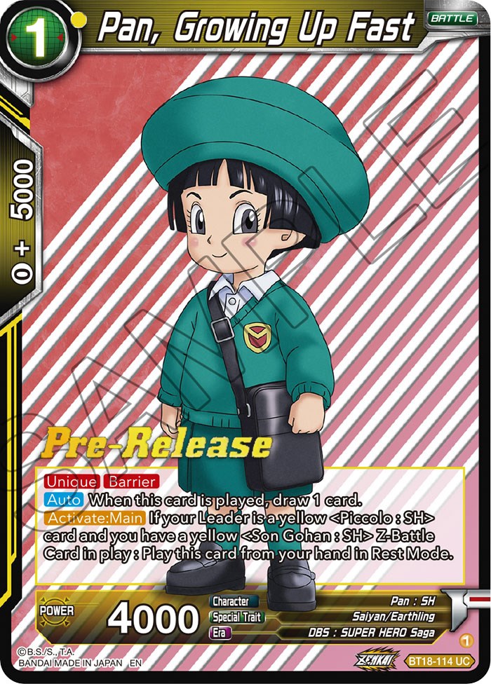 Pan, Growing Up Fast (BT18-114) [Dawn of the Z-Legends Prerelease Promos] | Devastation Store