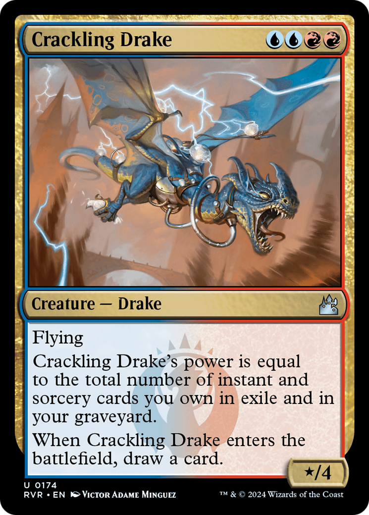 Crackling Drake [Ravnica Remastered] | Devastation Store