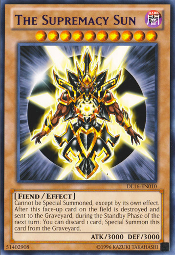 The Supremacy Sun (Purple) [DL16-EN010] Rare | Devastation Store