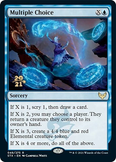 Multiple Choice [Strixhaven: School of Mages Prerelease Promos] | Devastation Store