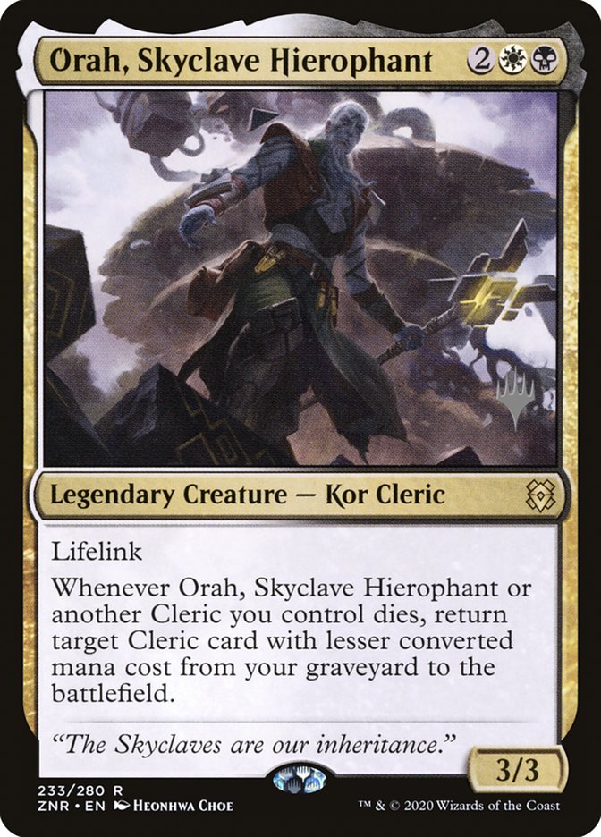 Orah, Skyclave Hierophant (Promo Pack) [Zendikar Rising Promos] | Devastation Store