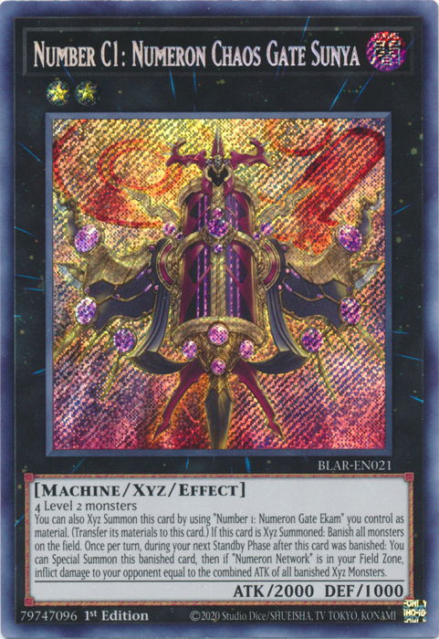 numeron cards yugioh OTK From the Dragons of Legend Number C1: Numeron Chaos Gate