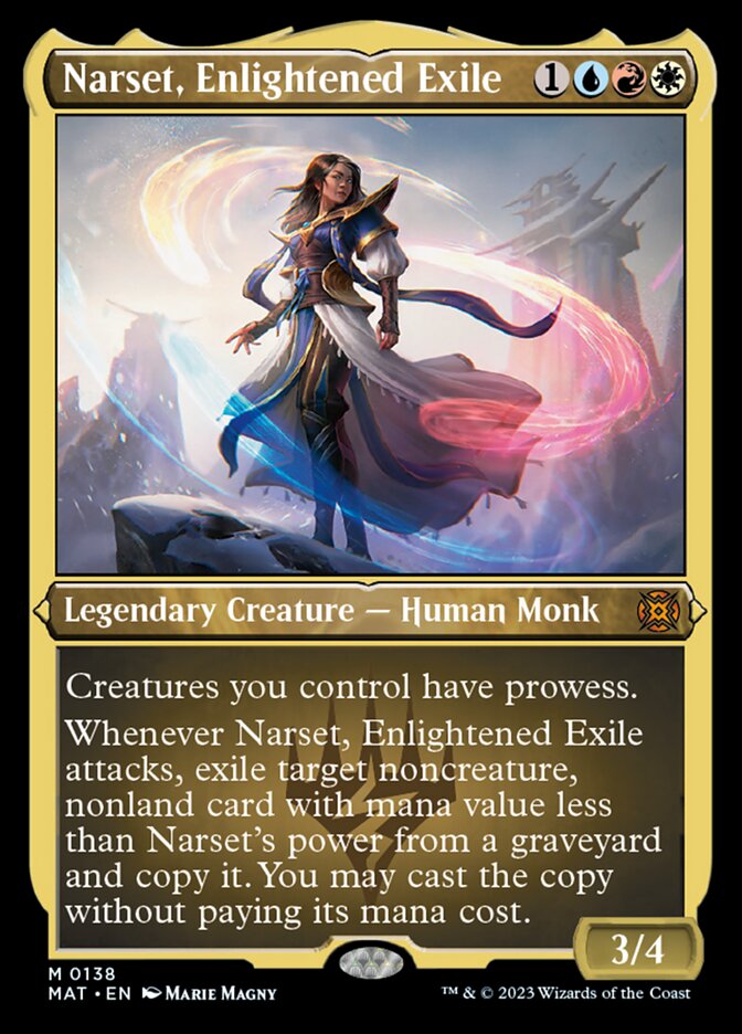 Narset, Enlightened Exile (Foil Etched) [March of the Machine: The Aftermath] | Devastation Store
