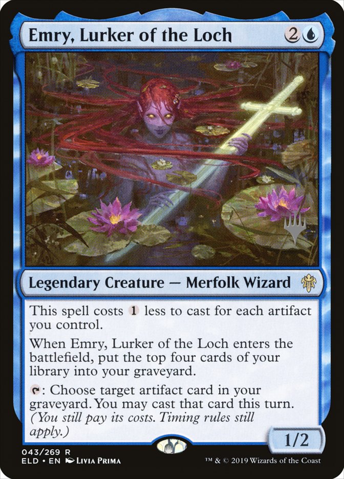Emry, Lurker of the Loch (Promo Pack) [Throne of Eldraine Promos] | Devastation Store