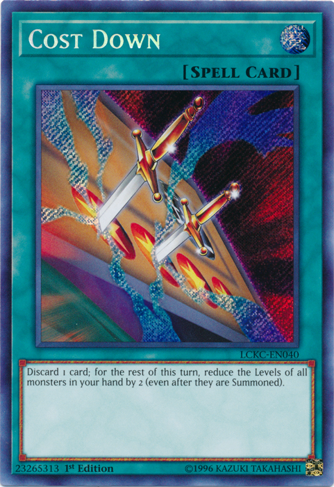 Cost Down [LCKC-EN040] Secret Rare | Devastation Store