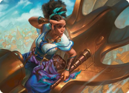 Talas Lookout Art Card [Dominaria United Art Series] | Devastation Store