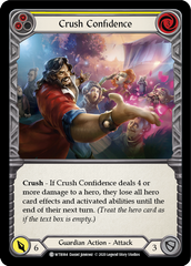 Crush Confidence (Yellow) [WTR064] Unlimited Edition Rainbow Foil - Devastation Store | Devastation Store