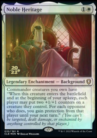 Noble Heritage [Commander Legends: Battle for Baldur's Gate Prerelease Promos] | Devastation Store