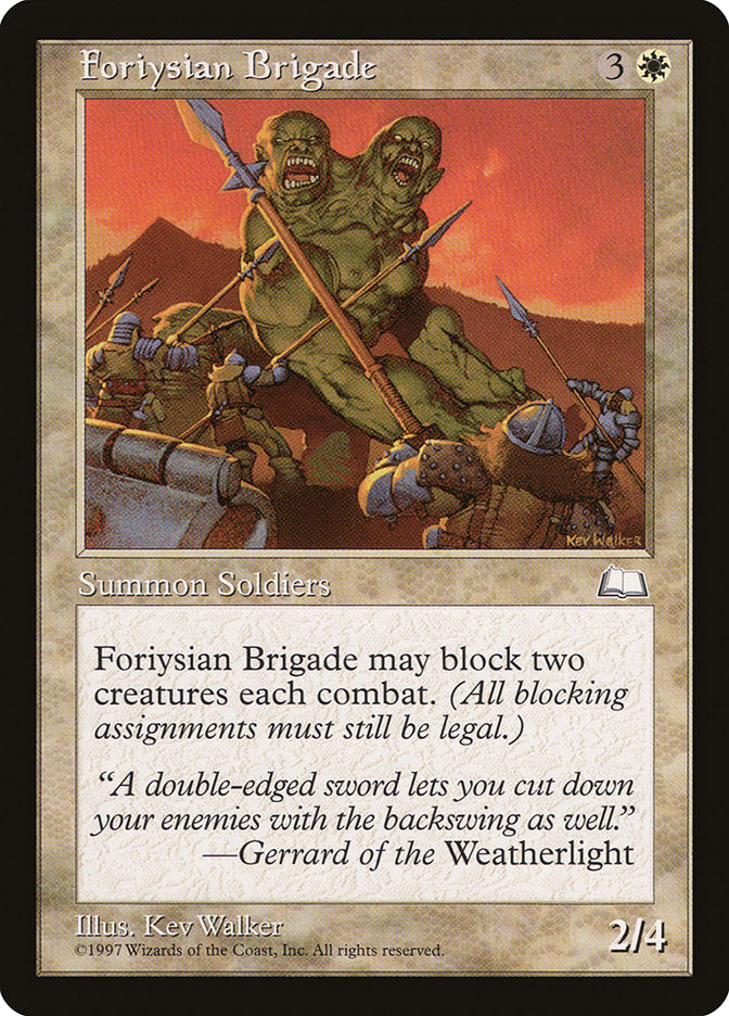 Foriysian Brigade [Weatherlight] - Devastation Store | Devastation Store
