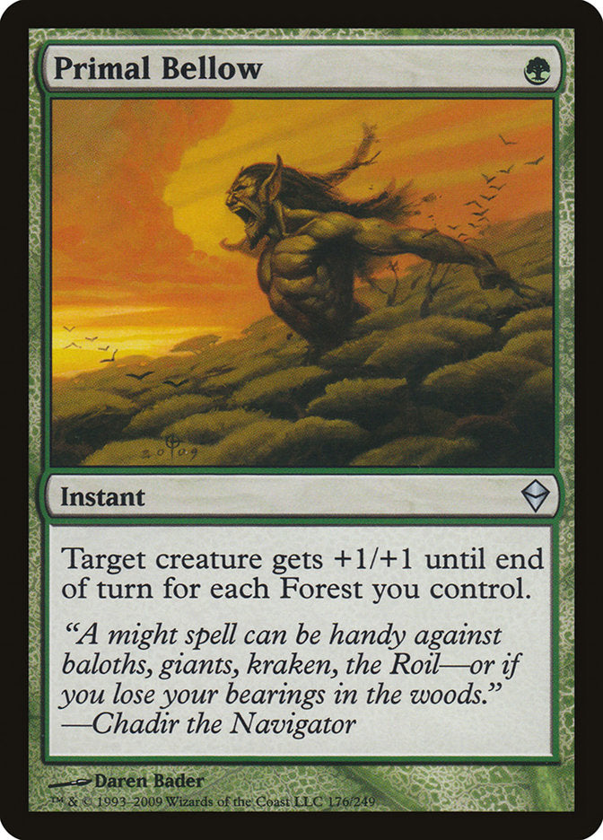 Primal Bellow [Zendikar] - Devastation Store | Devastation Store