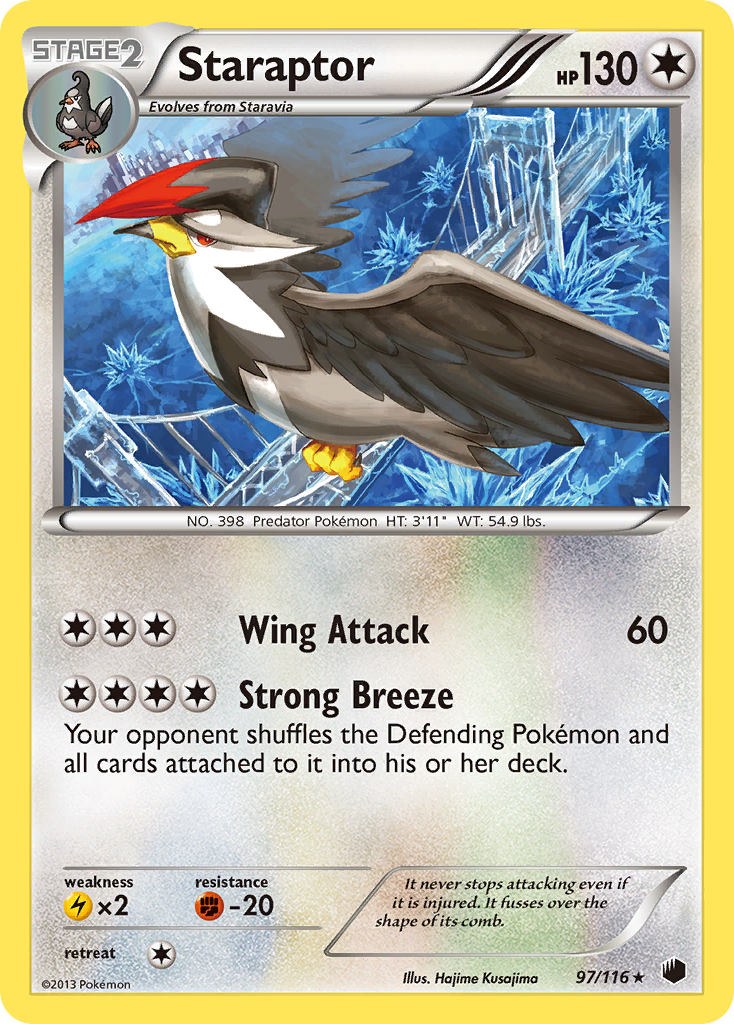 Staraptor (97/116) [Black & White: Plasma Freeze] | Devastation Store