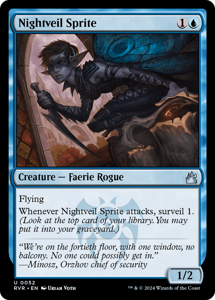 Nightveil Sprite [Ravnica Remastered] | Devastation Store