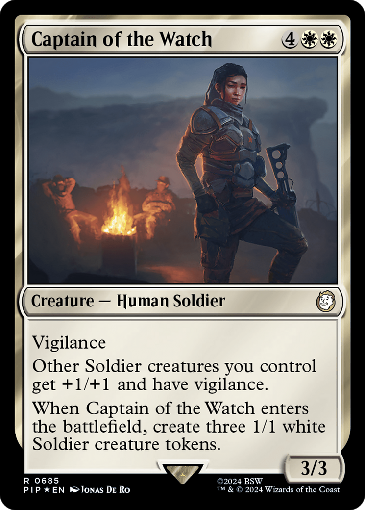 Captain of the Watch (Surge Foil) [Fallout] | Devastation Store