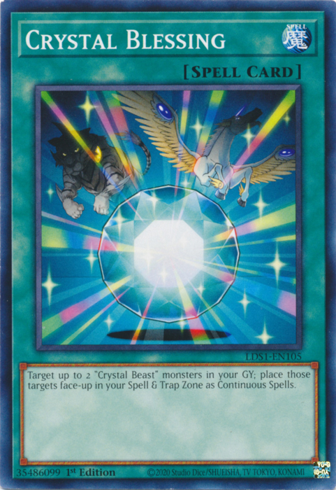 Crystal Blessing [LDS1-EN105] Common | Devastation Store