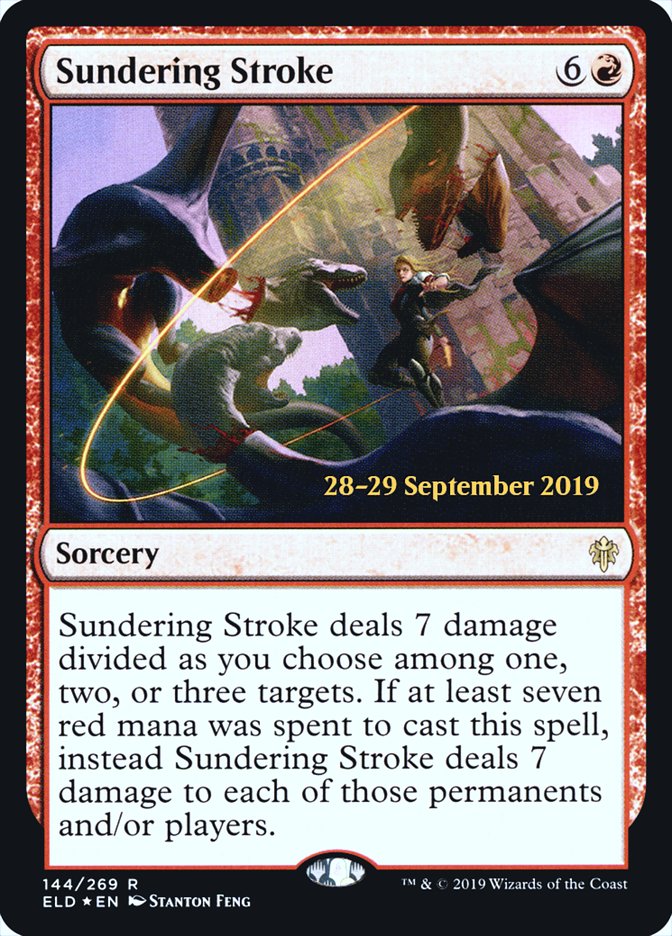 Sundering Stroke  [Throne of Eldraine Prerelease Promos] | Devastation Store