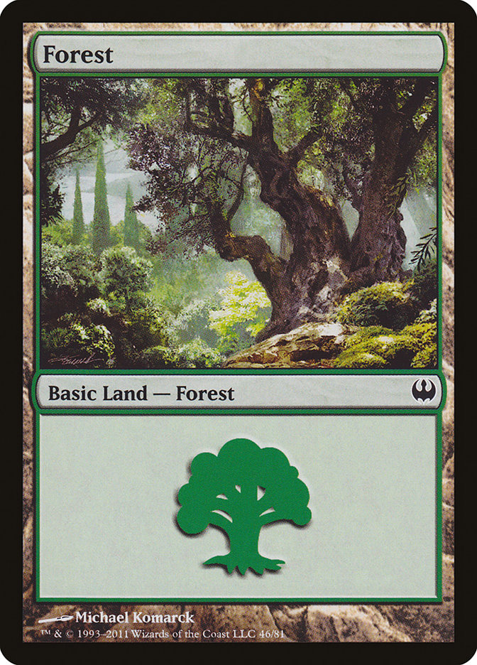 Forest (46) [Duel Decks: Knights vs. Dragons] - Devastation Store | Devastation Store