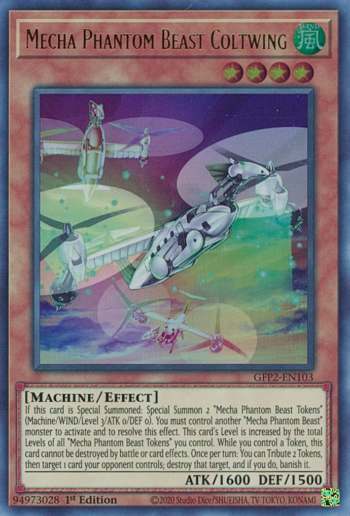 Mecha Phantom Beast Coltwing [GFP2-EN103] Ultra Rare | Devastation Store